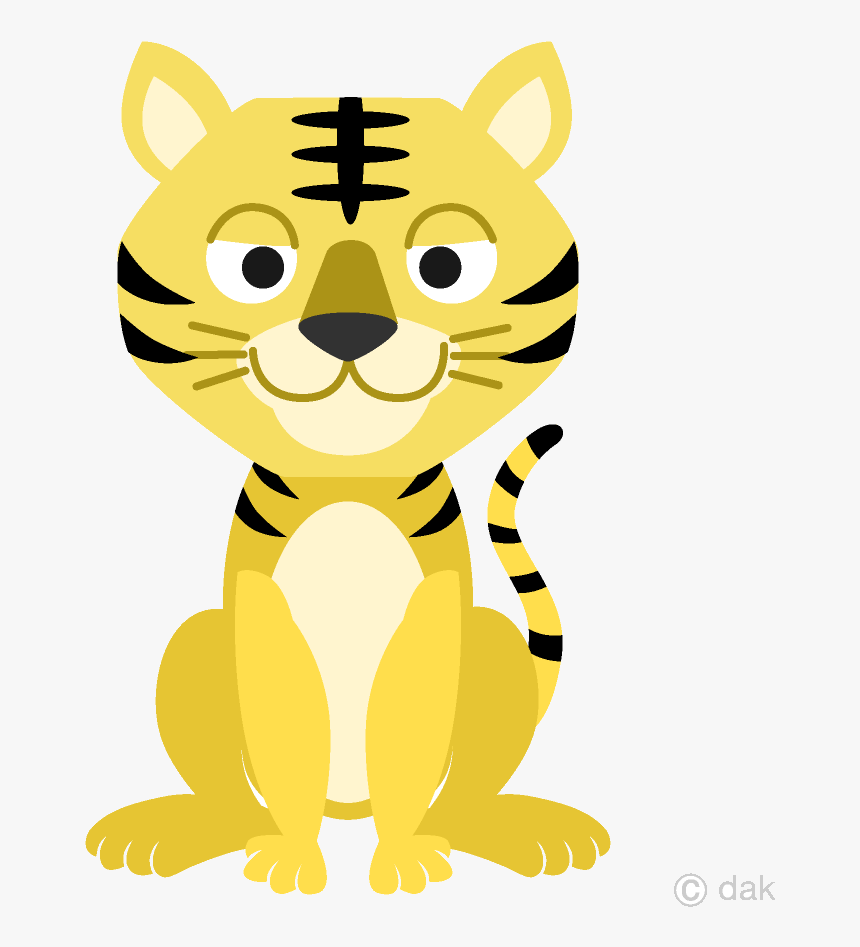 Tiger Friendly Clipart Free Picture Transparent Png - Tiger Clipart Free, Png Download
