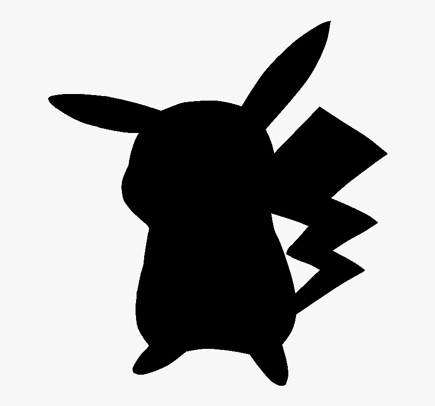 Pikachu Pokemon Go Silhouette Drawing Who S That Pokemon Hd Png Download Transparent Png Image Pngitem