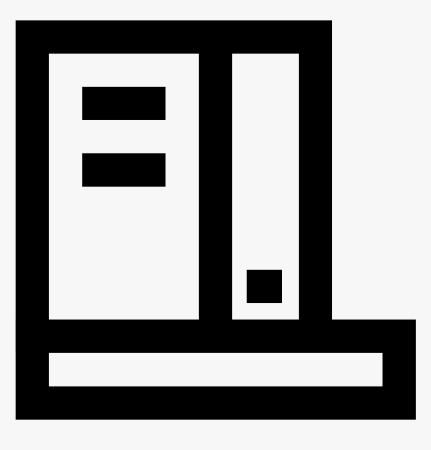 The Icon Start Menu Starts With A Horizontal Rectangle - Icon, HD Png Download