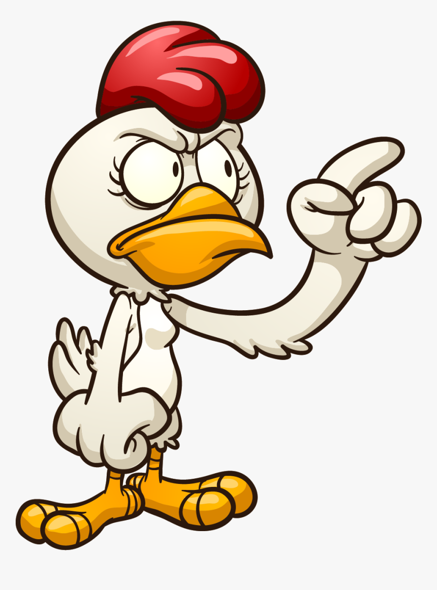 Chicken Cartoon Illustration - Chicken Cartoon Transparent, HD Png Download