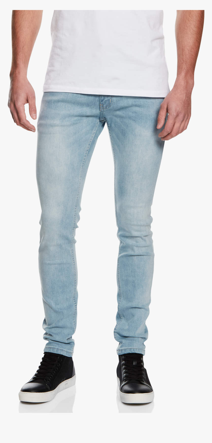 Light Blue Oasis Skinny Jeans - Pocket, HD Png Download