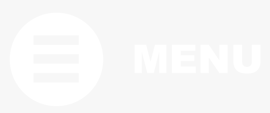 Transparent White Menu Icon Png - Circle, Png Download