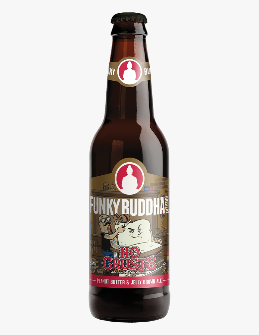 No Crusts By Funky Buddha Brewery - Funky Buddha Sticky Treats, HD Png Download