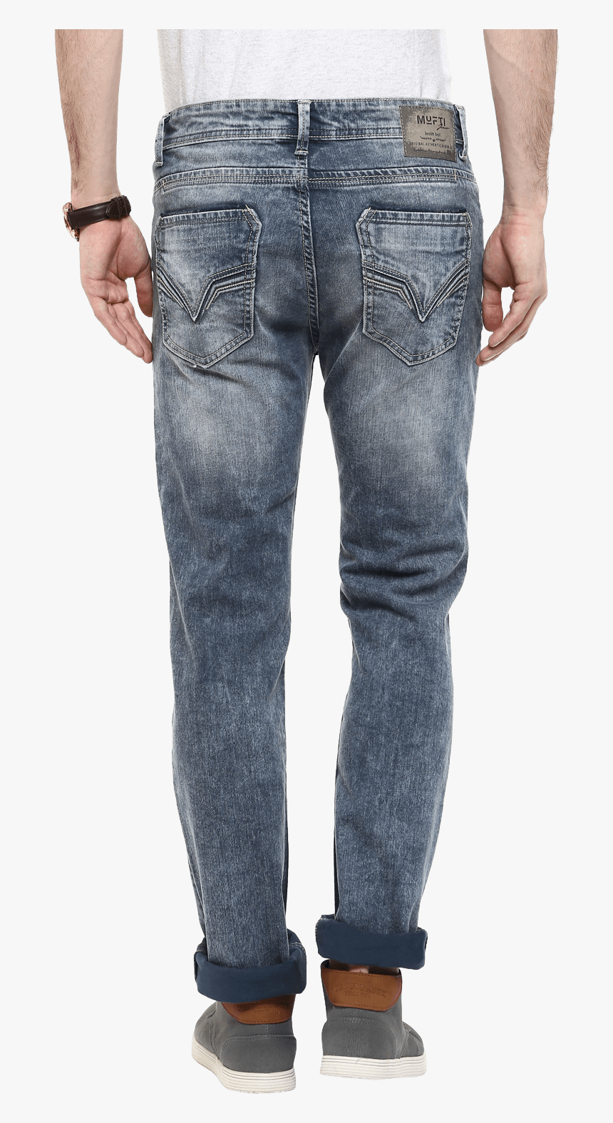 Grey Tinted Skinny Jeans - Pocket, HD Png Download