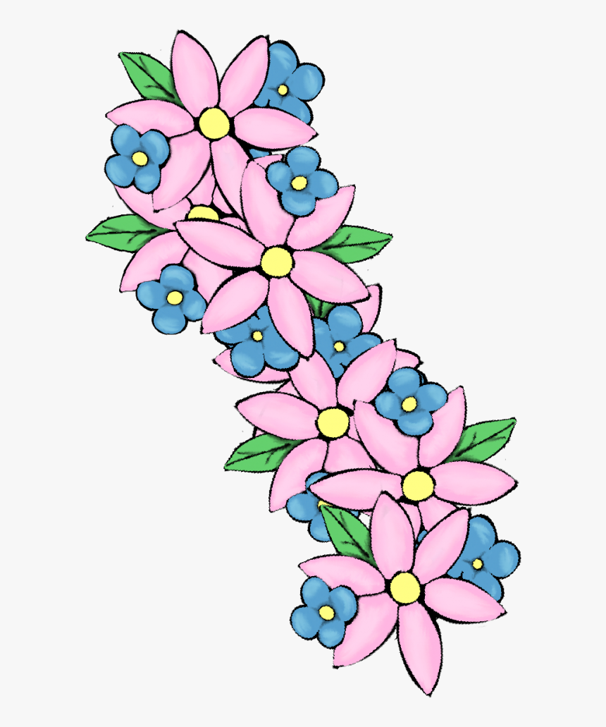 Transparent Flower Crowns Png - Flowers Art Work Design, Png Download
