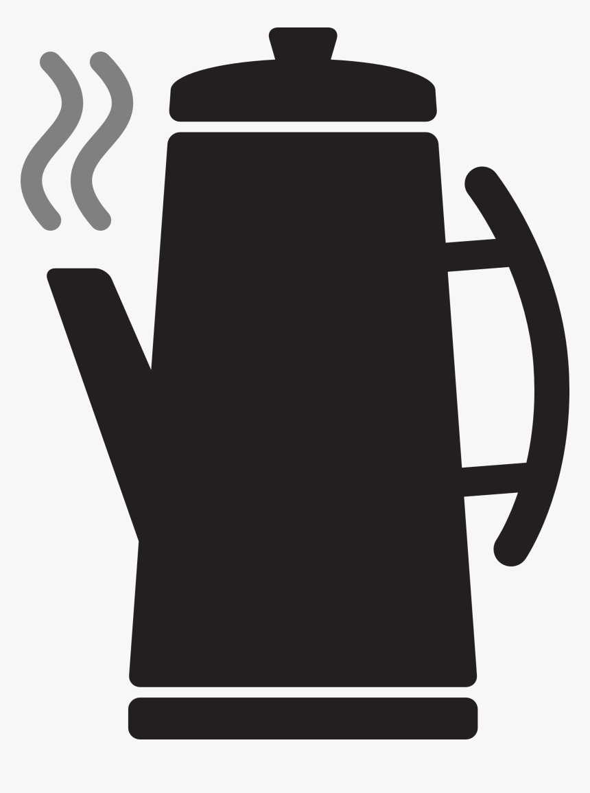 Dripping Blood Clipart - Coffee Pot Clipart Black And White, HD Png Download