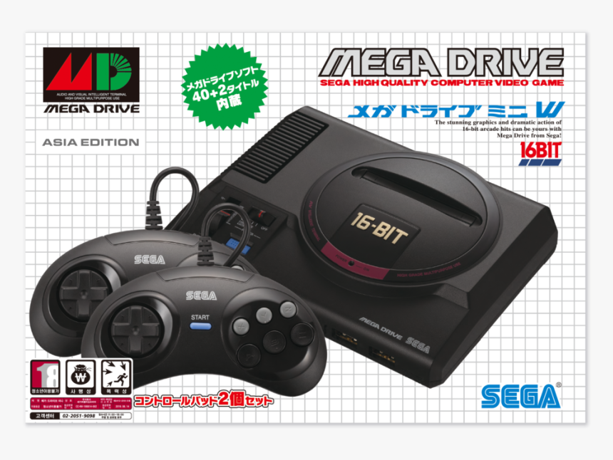 Mega Drive Mini Box, HD Png Download