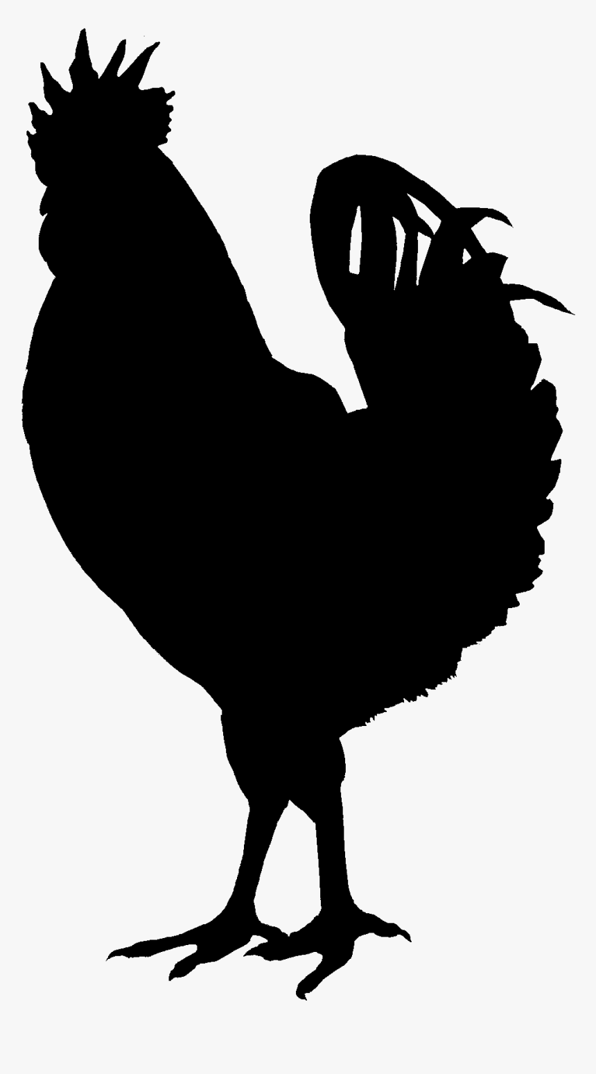 Chicken Silhouette Png Transparent, Png Download