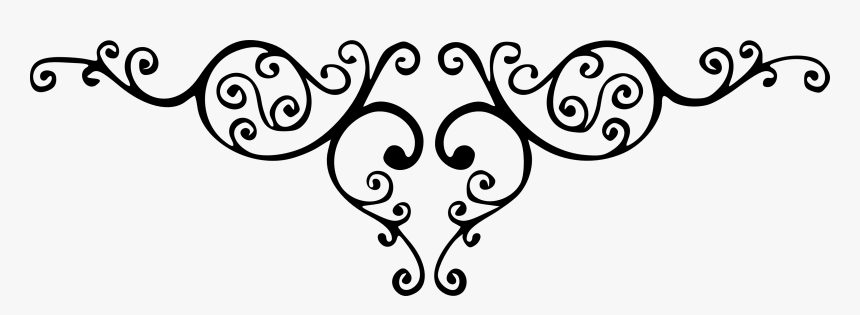 Clip Art Flourishes - Swirl Clipart Transparent Background, HD Png Download