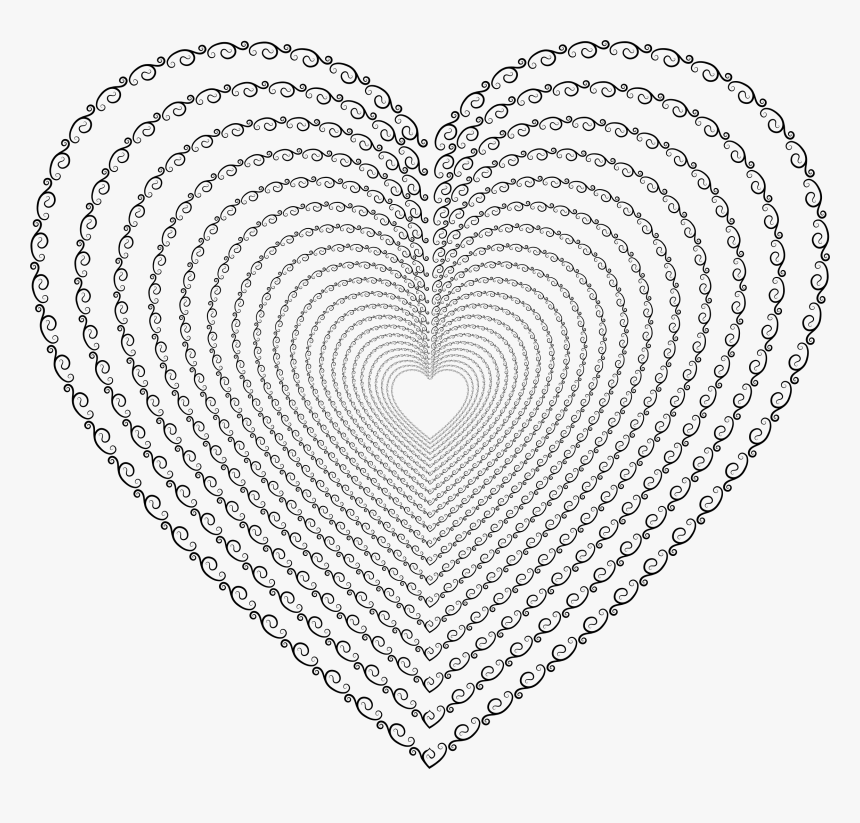Heart Flourish Png - Heart, Transparent Png