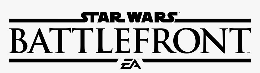 Download Star Wars Battlefront Logo Png Transparent - Star Wars Battlefront Title, Png Download