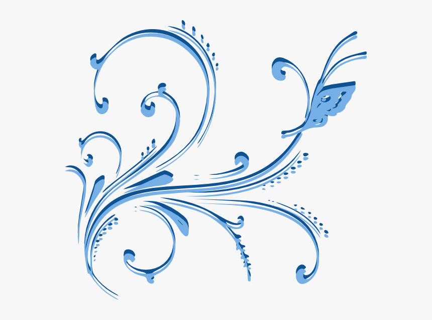Butterfly And Flower Vector Png, Transparent Png