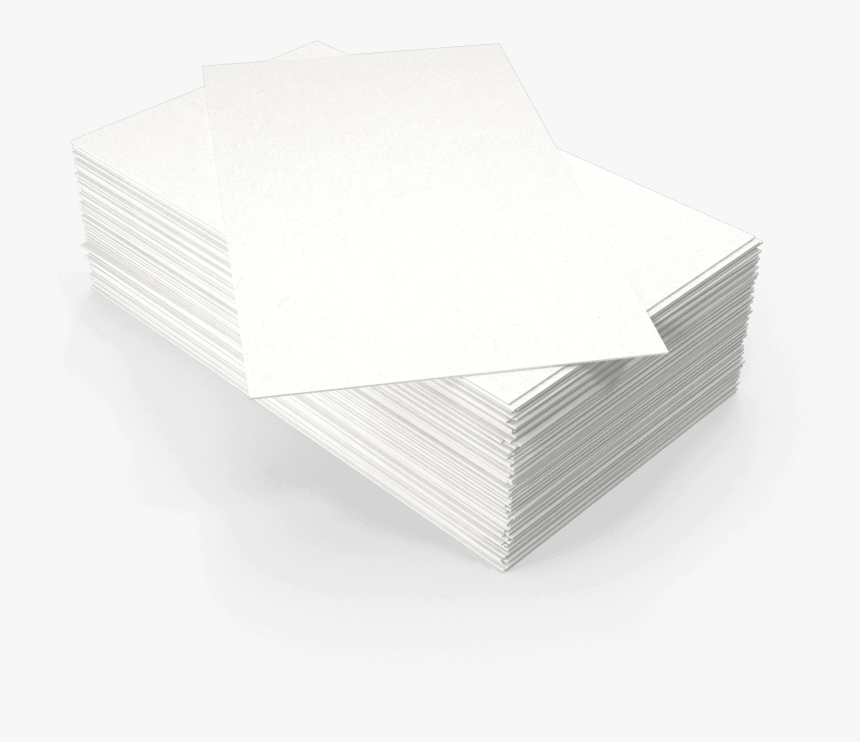 White Business Card Stack Png, Transparent Png