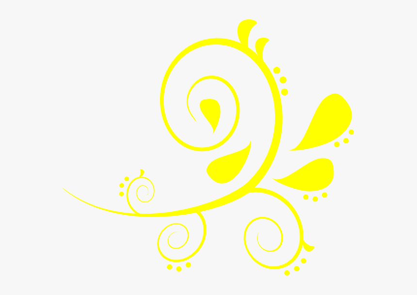 Yellow Flourish Svg Clip Arts - Linux Mint Dark, HD Png Download