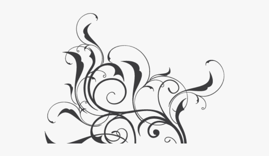 Butterfly Hi Free Images - Flourish Vector Png, Transparent Png