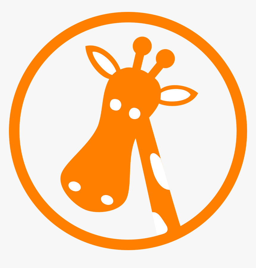 Giraffe Png Logo, Transparent Png