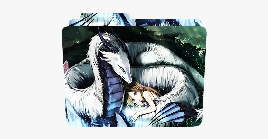 Anime White Dragon, HD Png Download