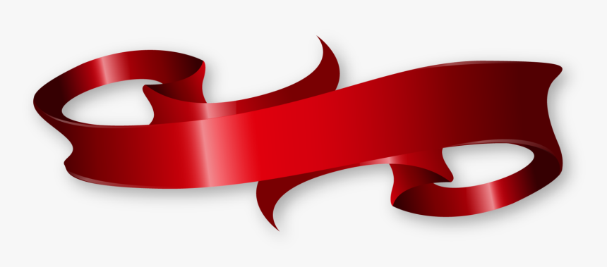 Red Ribbon Clipart Banner (PNG Transparent)