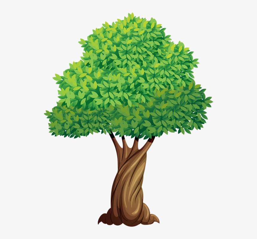 Transparent Clipart Trees - Tree Cartoon Png, Png Download