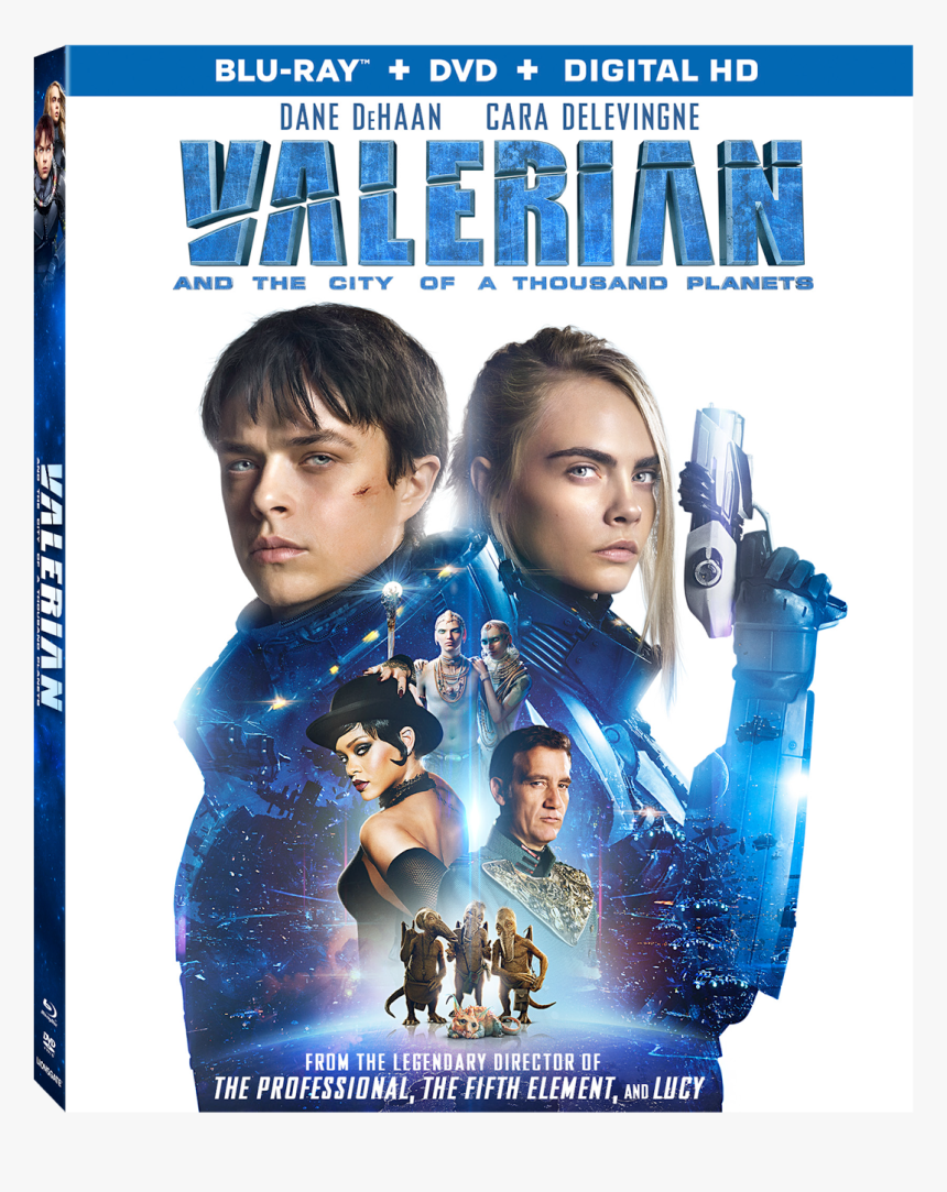 Valerian And The City Of A Thousand Planets Bluray, HD Png Download
