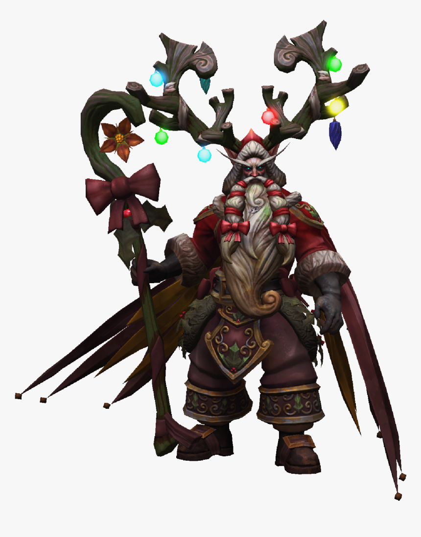 Malfurion Winter Veil Greatfather Naughty Skin - Brown Dust Characters Seir, HD Png Download