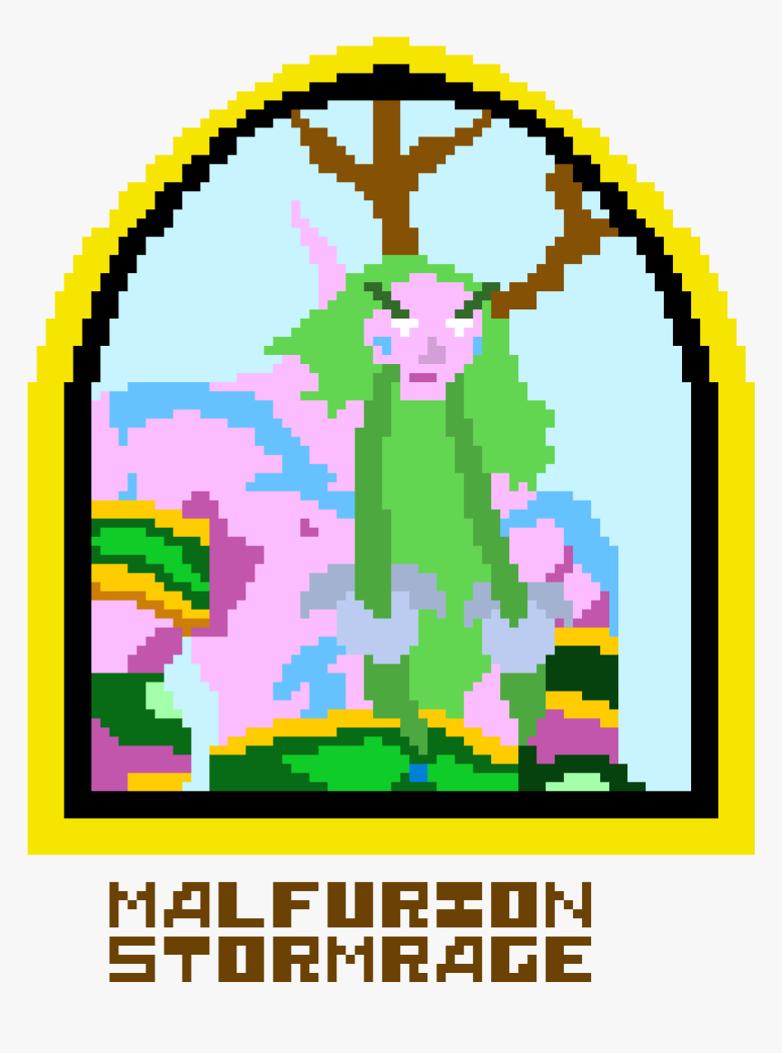 Transparent Malfurion Png - Hearthstone Pixel Art, Png Download