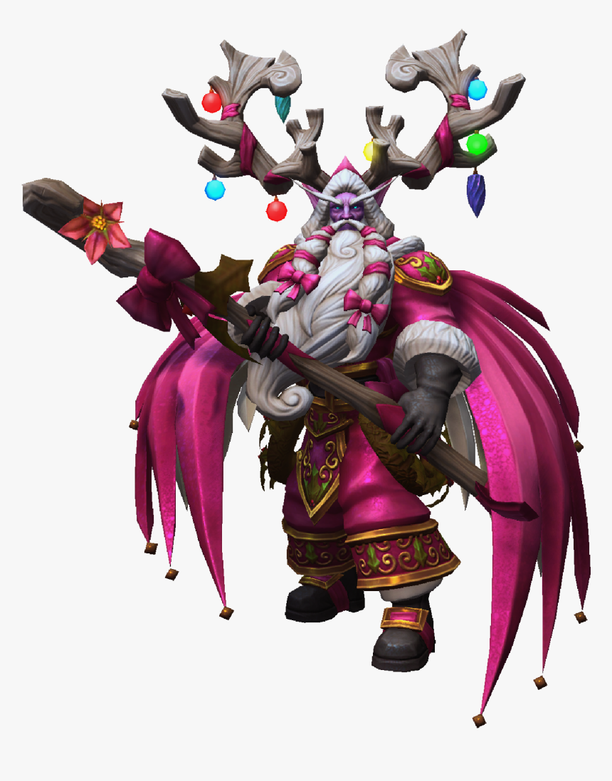 Malfurion Winter Veil Greatfather Rosy Skin - Illustration, HD Png Download