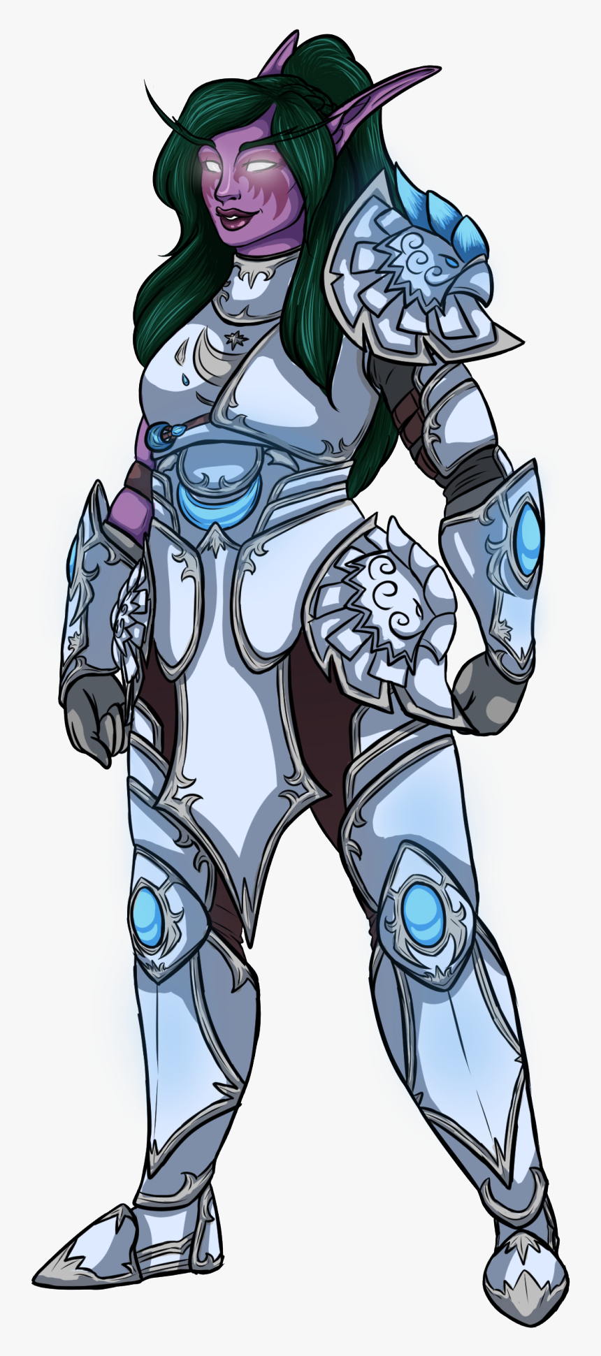 Tyrande - Cartoon, HD Png Download