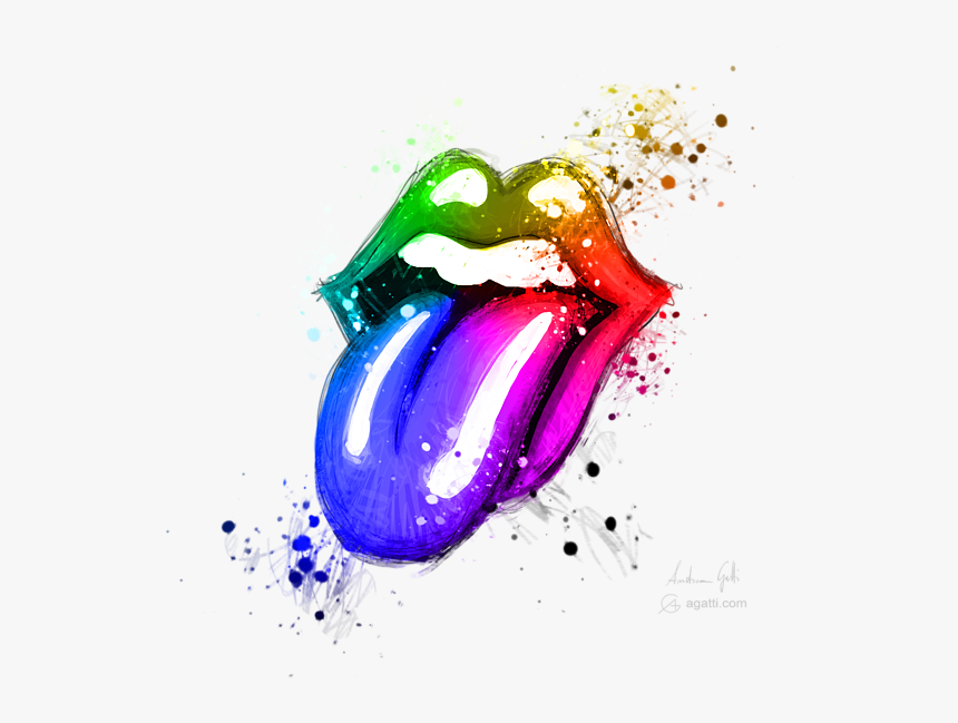 Poster Rolling Stones Art, HD Png Download