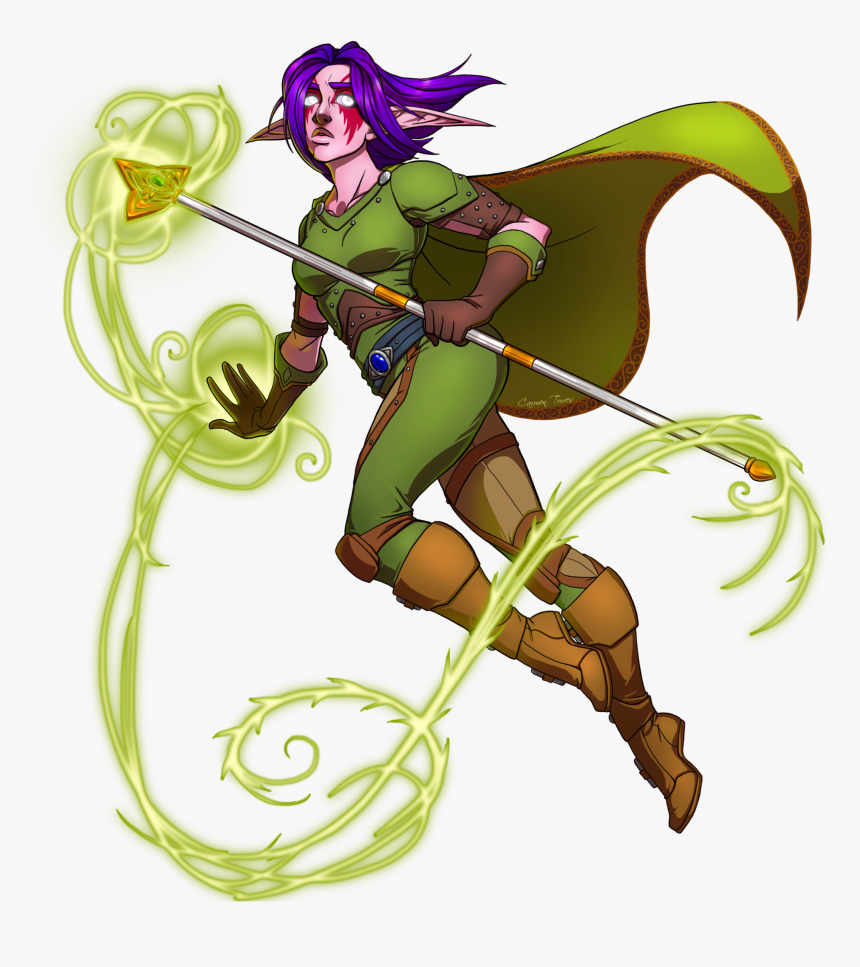 Commission2 Simplecelshaded 1fullbody Jamesbrennan - World Of Warcraft Adelina, HD Png Download