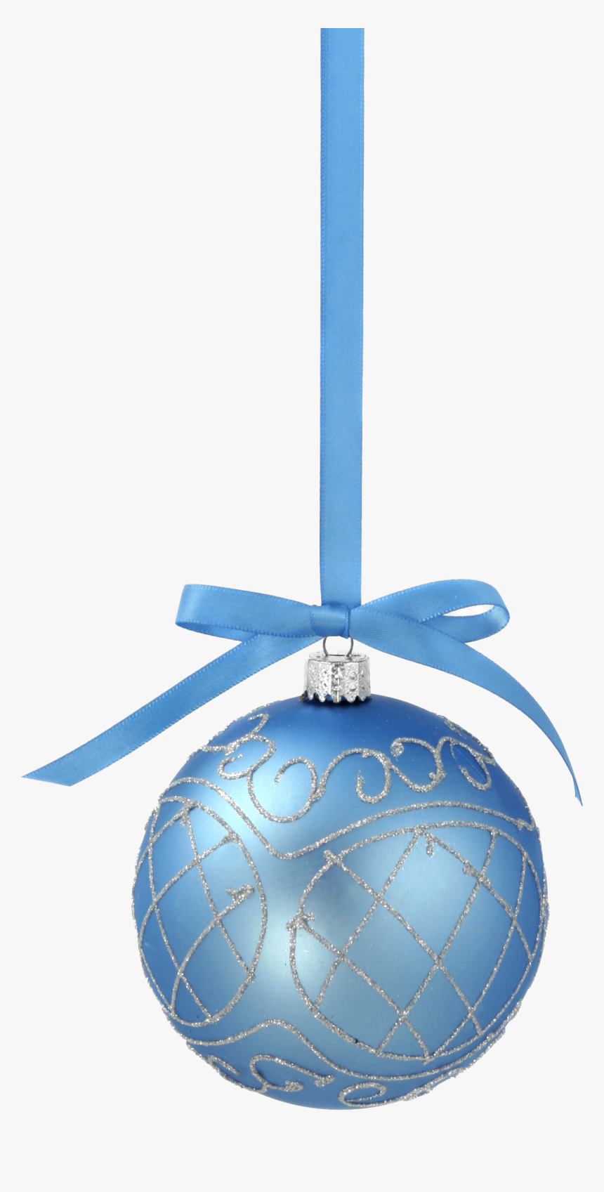 Christmas Blue Ball - Blue Christmas Ball Png, Transparent Png