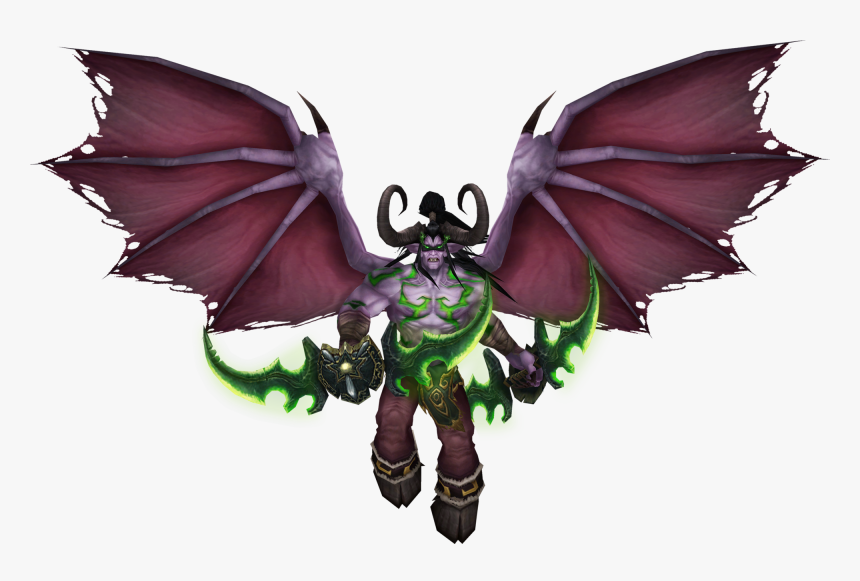 Illidan Stormrage - World Of Warcraft Illidan Png, Transparent Png