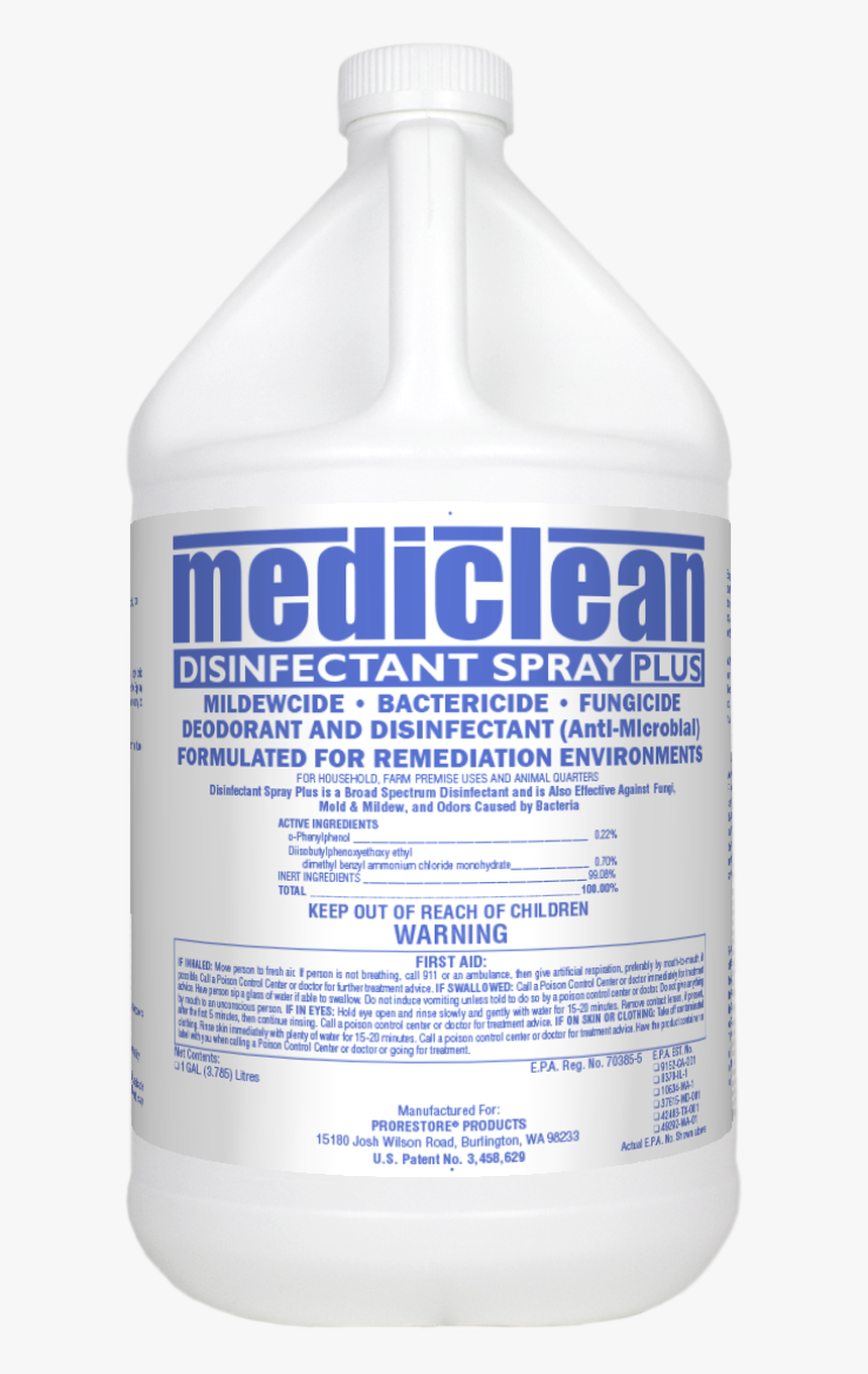 Mediclean Disinfectant Spray Plus - Mediclean, HD Png Download