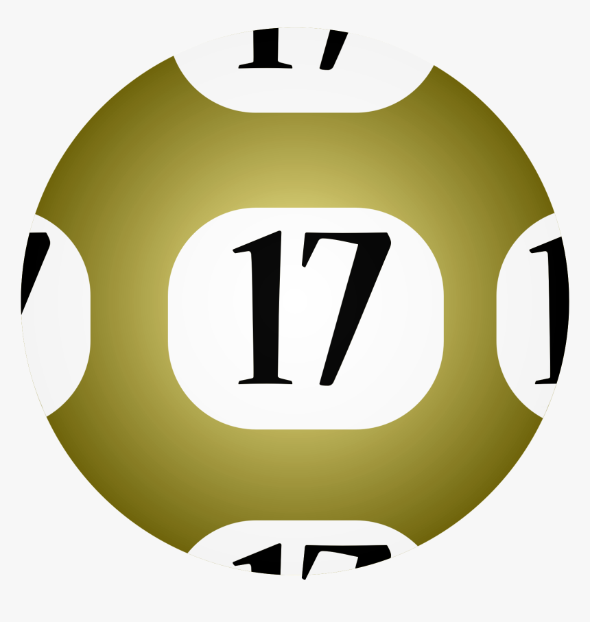 #17 Lotto Ball Clip Arts - Number 17 Lotto Ball, HD Png Download