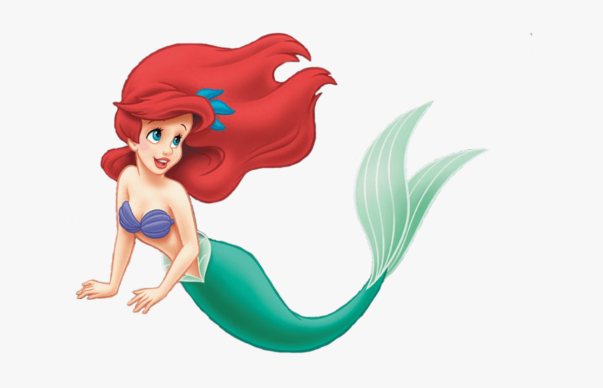Little Mermaid Swimming - Ariel Png, Transparent Png