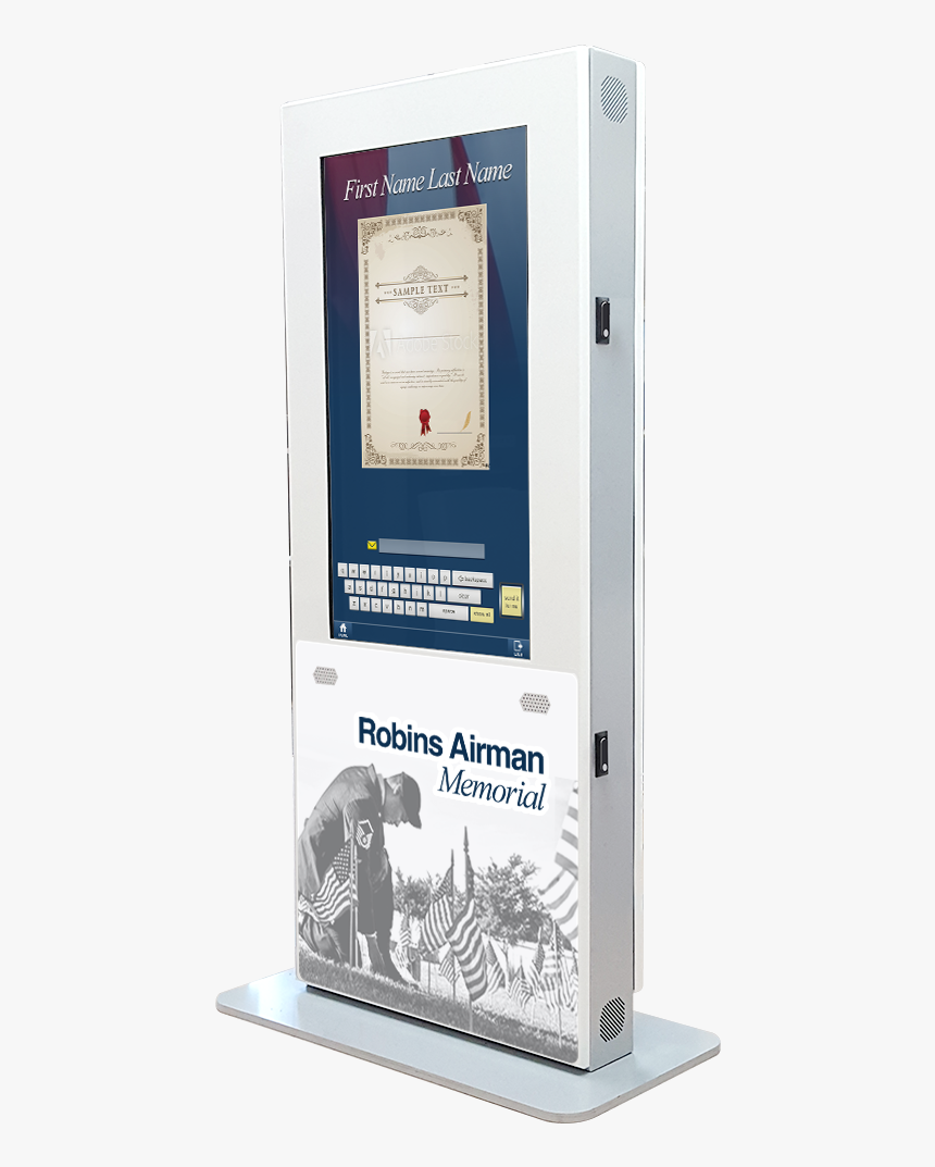 The Robins Airman Memorial Kiosk Can Be Found Inside - Banner, HD Png Download