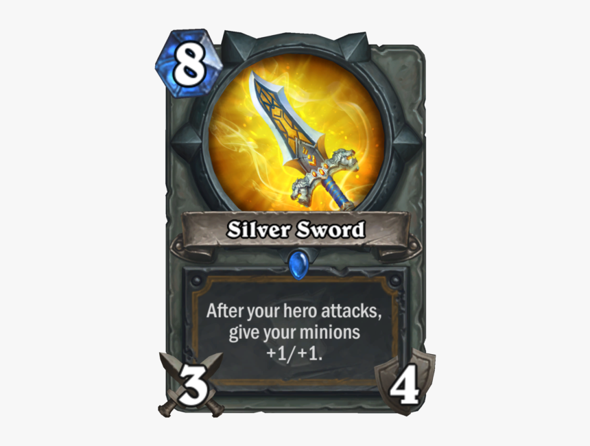 Silversword Enus-768x768 - 8 Mana Paladin Weapon, HD Png Download