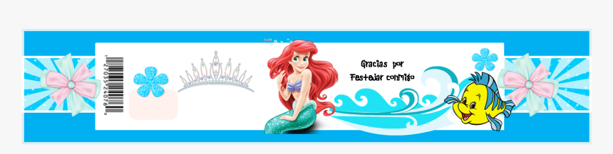 Imprimible Gratis Ariel - Ariel, HD Png Download