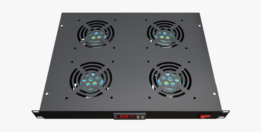 Tupavco 1u - 4 Fans Cooler Server With Thermostat, HD Png Download