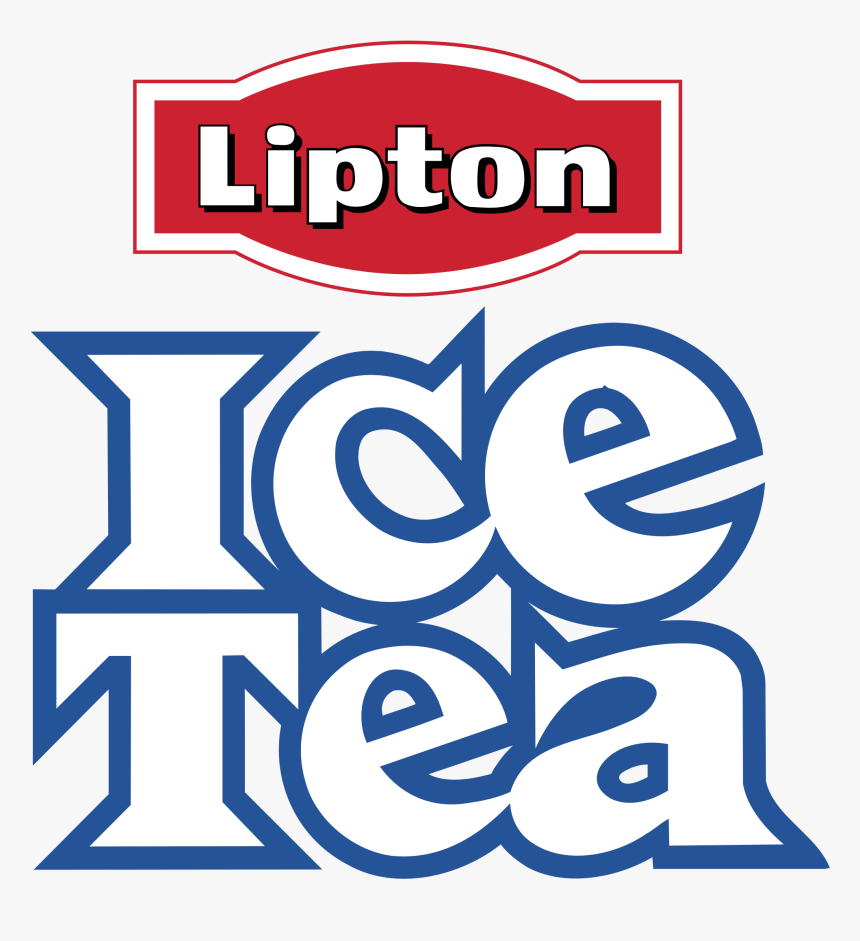 Ice Tea Logo Png Transparent - Lipton Ice Tea Font, Png Download