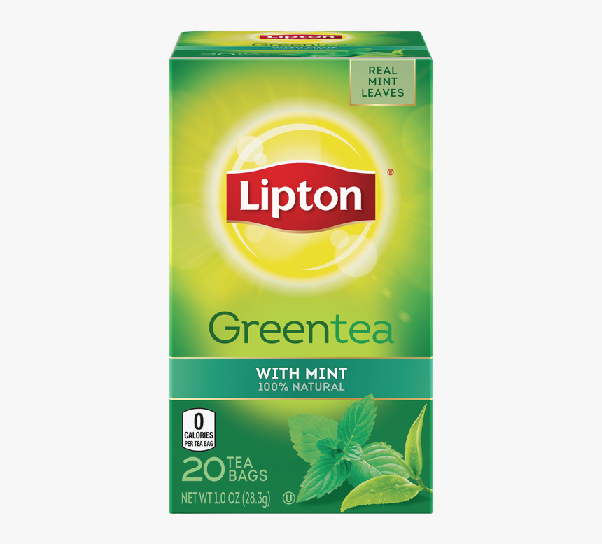 Green Tea Mandarin Orange Lipton Tea Bag - Lipton Green Tea With Mint, HD Png Download
