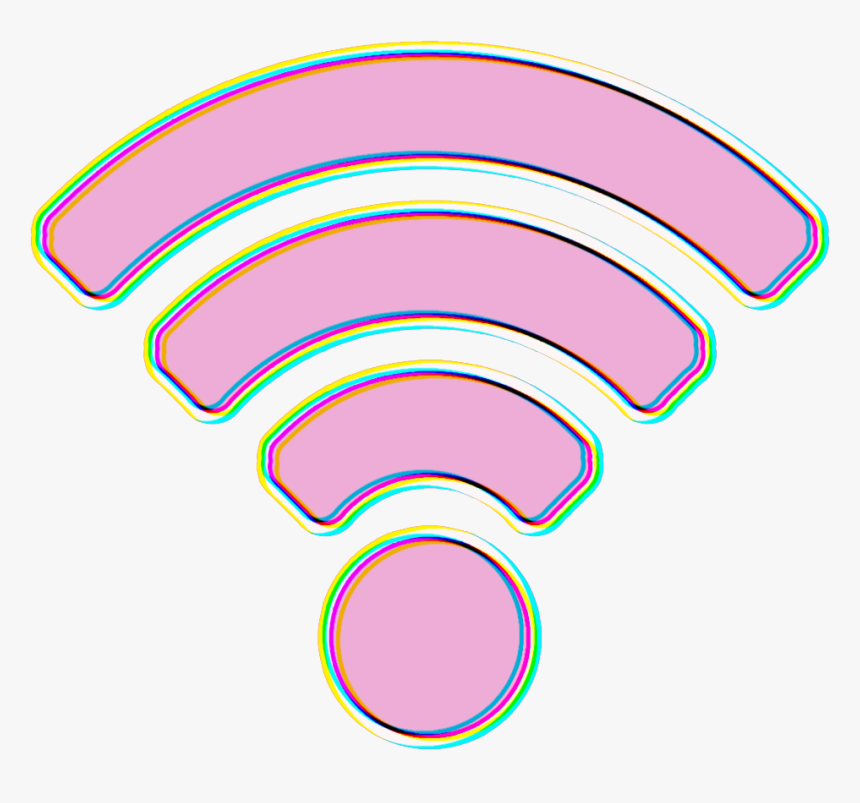 Wifi Tumblr Png - Circle, Transparent Png