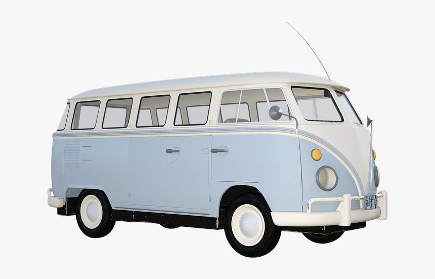 Vw, Van, Vehicle, Volkswagen, Camper, Hippie, Sixties - Hippie Car Volkswagen, HD Png Download