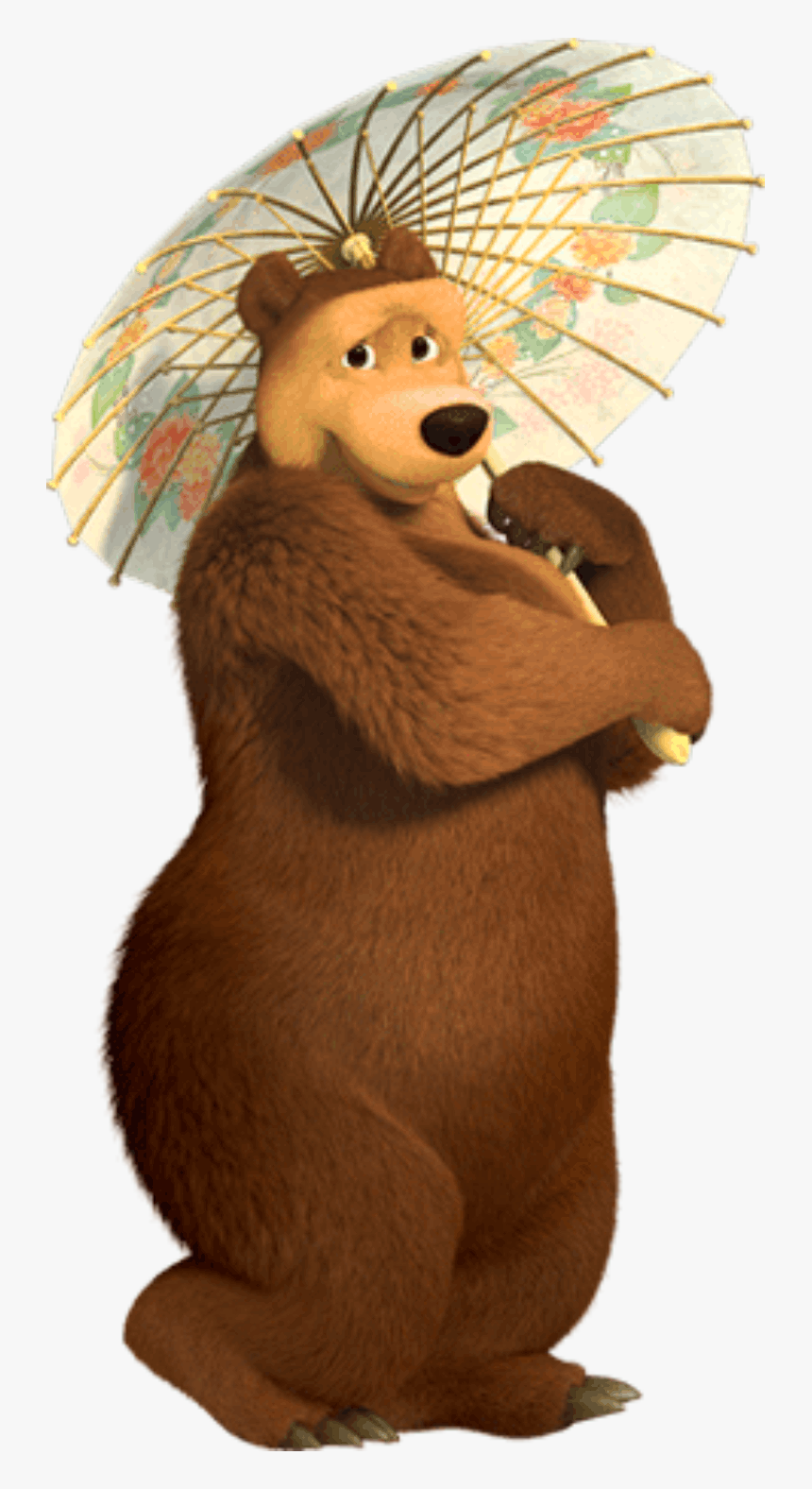 Clip Art Personagens Masha Eo Urso Png - Masha And The Bear Lady Bear, Transparent Png