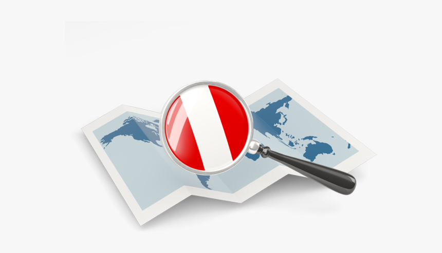 Magnified Flag With Map - Libya Map With Flag, HD Png Download ...
