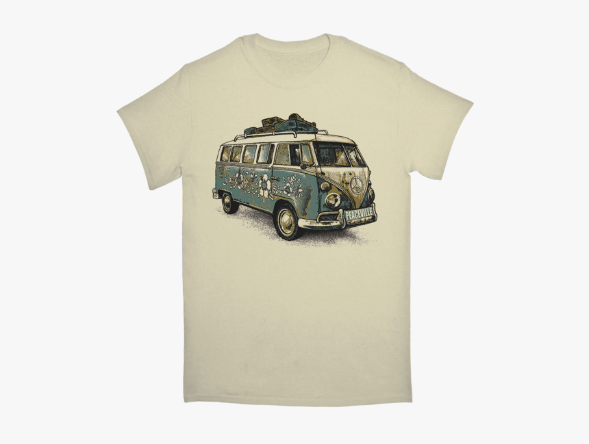 Peaceville Vw Bus Tshirt - Only When Last Tree Has Died, HD Png Download