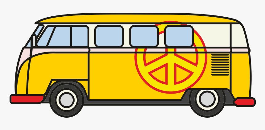 Compact Car Beetle Type Volkswagen Free Photo Png Clipart - Автобус Хиппи Png, Transparent Png