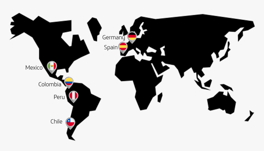 World Map Vector Graphics Royalty-free - Vector Flat World Map, HD Png Download