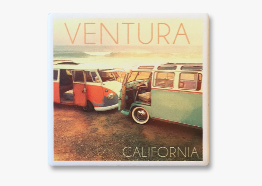 Vw Surf Van Coaster - Lantern Press, HD Png Download