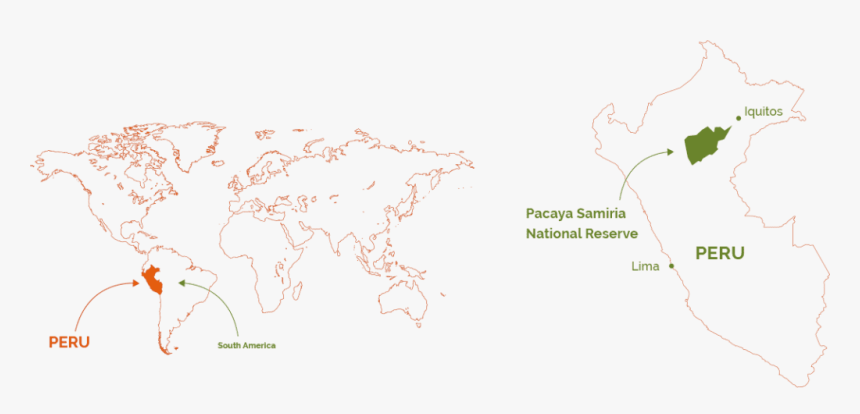 Peru Luxury Travel - World Map, HD Png Download